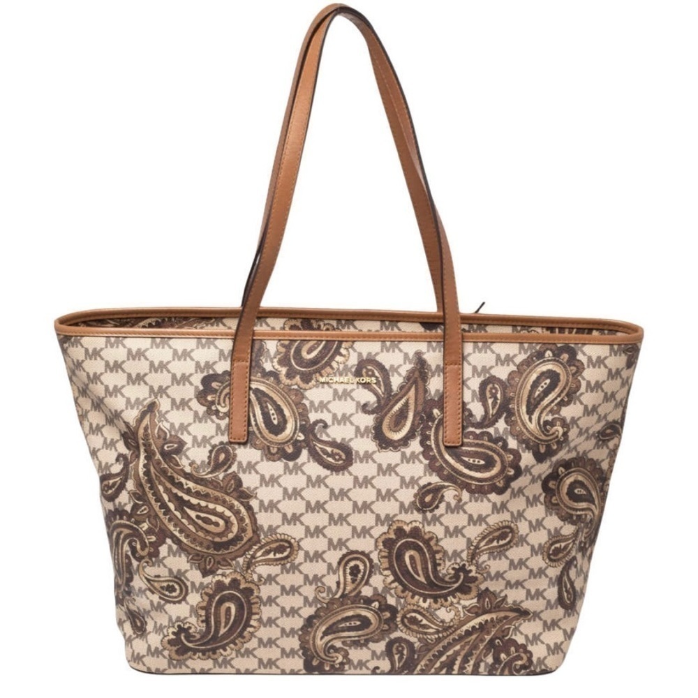 Michael Kors paisley tote    Spacious enough to